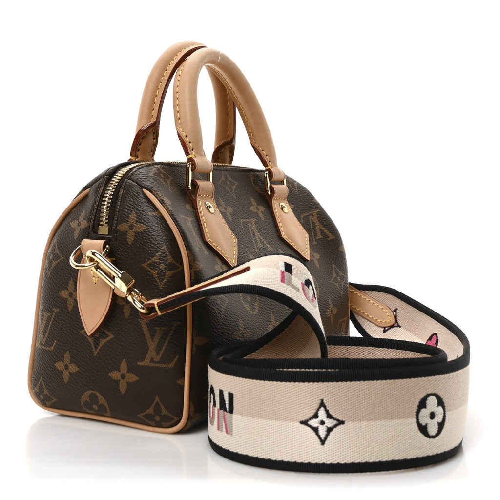Monogram Speedy Bandouliere 20 Black