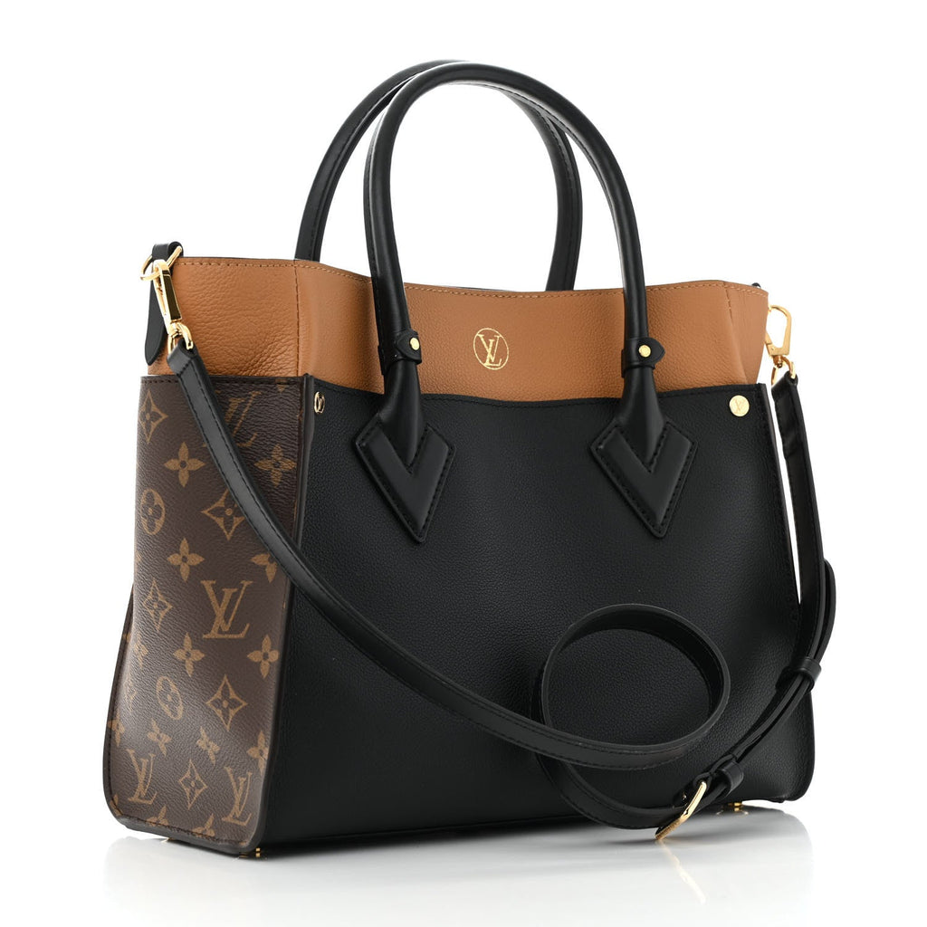 Calfskin Monogram On My Side Black
