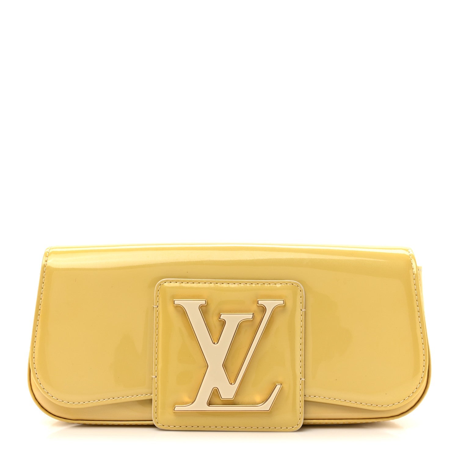 Patent Sobe Clutch Blanc Corail