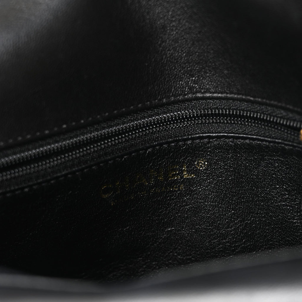 Lambskin Quilted Small CC Chic Flap Black