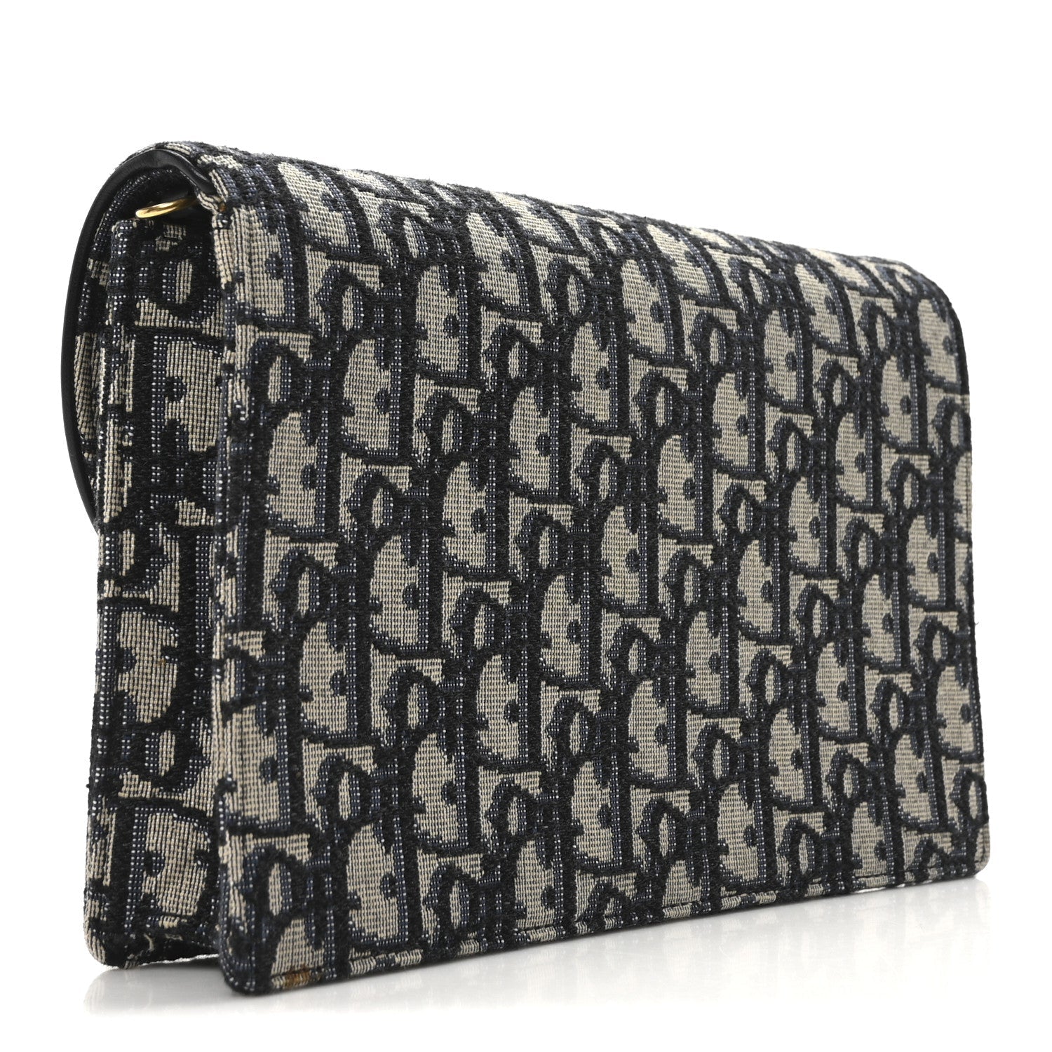 Oblique Saddle Chain Pouch Blue
