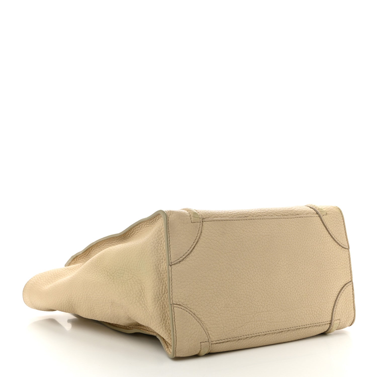 Drummed Calfskin Mini Luggage Dune