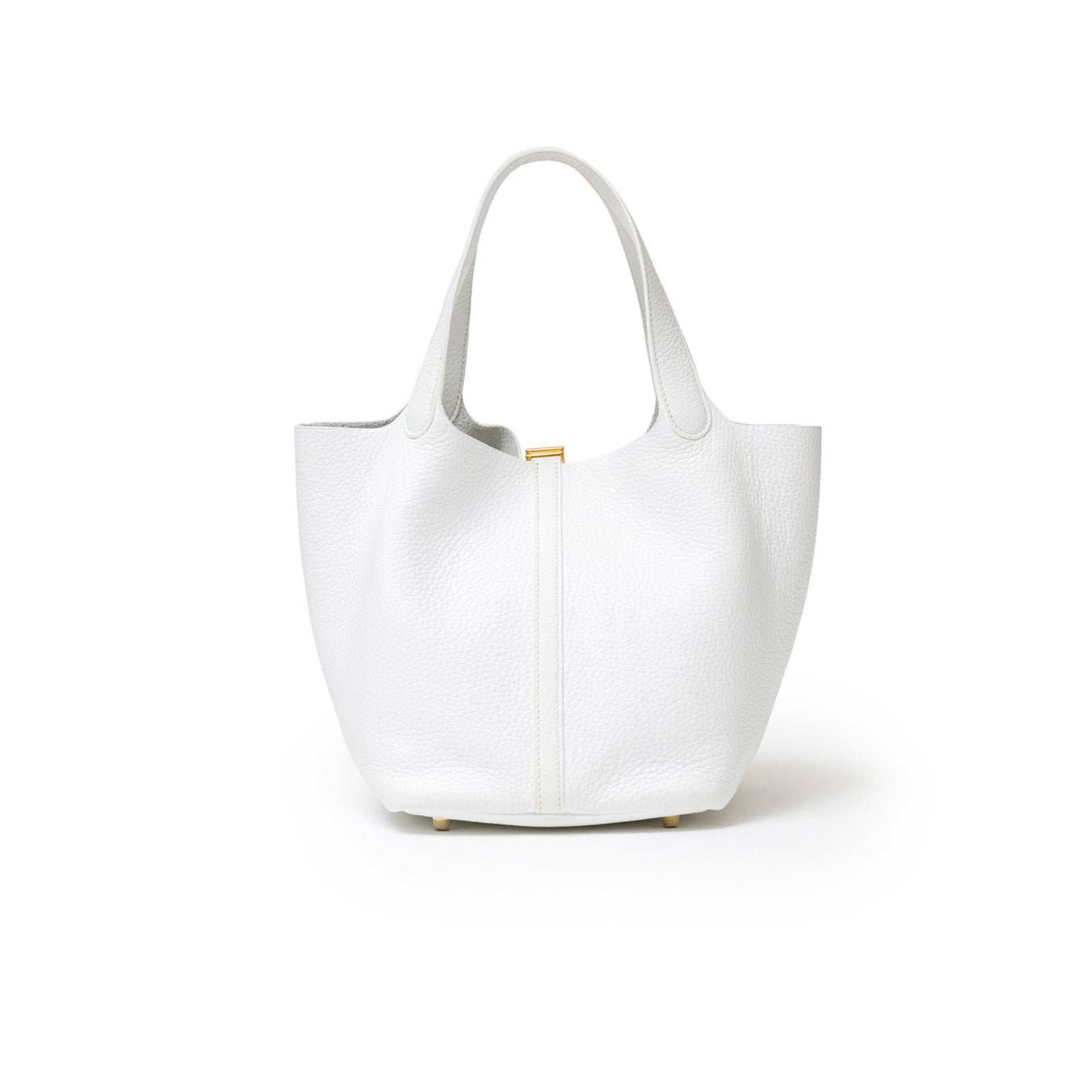 Hermès Picotin 22 New White Clemence Leather Hardware