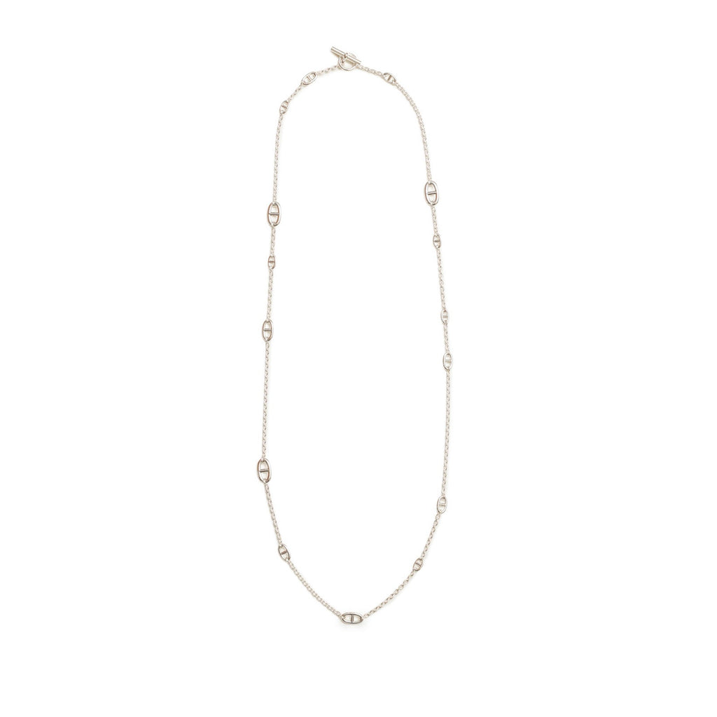 Hermès Farandole Long Necklace 120cm Silver Ag925