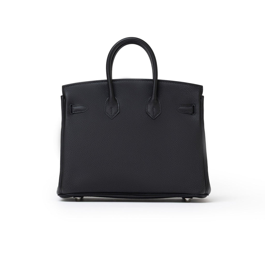 Hermès Birkin 25 Black Togo Palladium Hardware