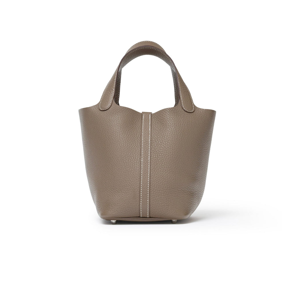 Hermès Picotin 18 Etoupe Clemence Palladium Hardware