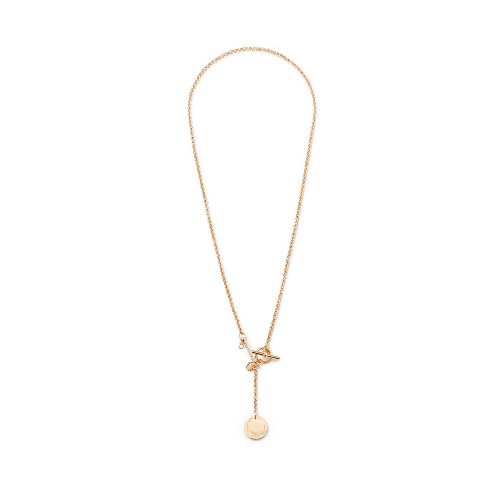 Hermès Ex-Libris Diamond Pendant Necklace Small model Rose Gold Au750