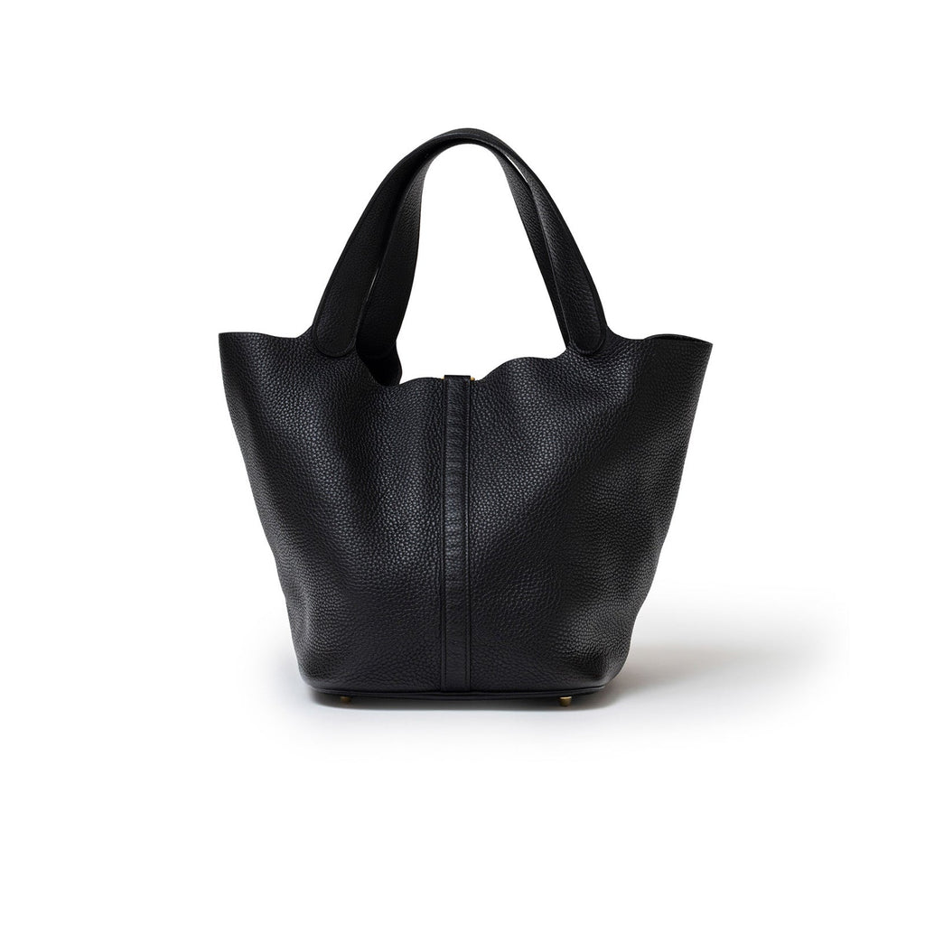Hermès Picotin 26 Black Clemence Gold Hardware