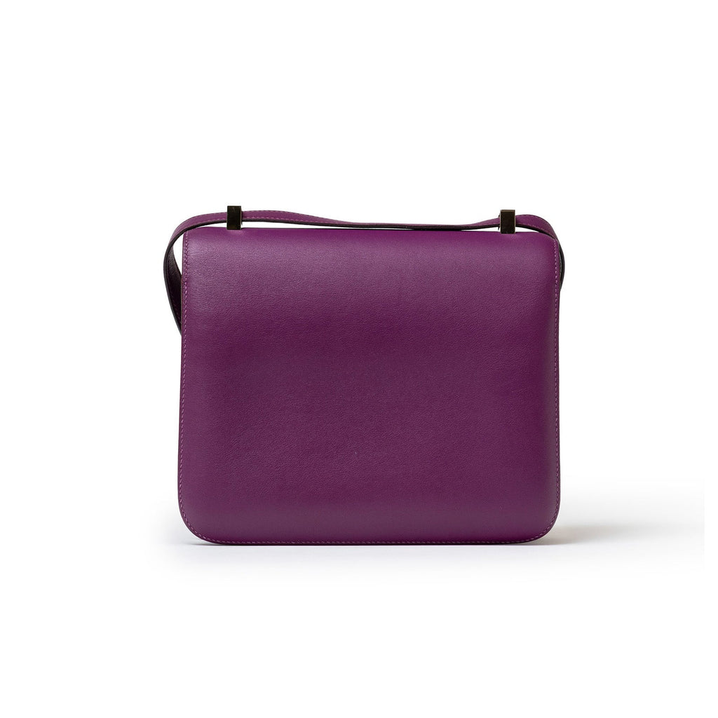 Hermès Constance 24 Anemone Swift Palladium Hardware