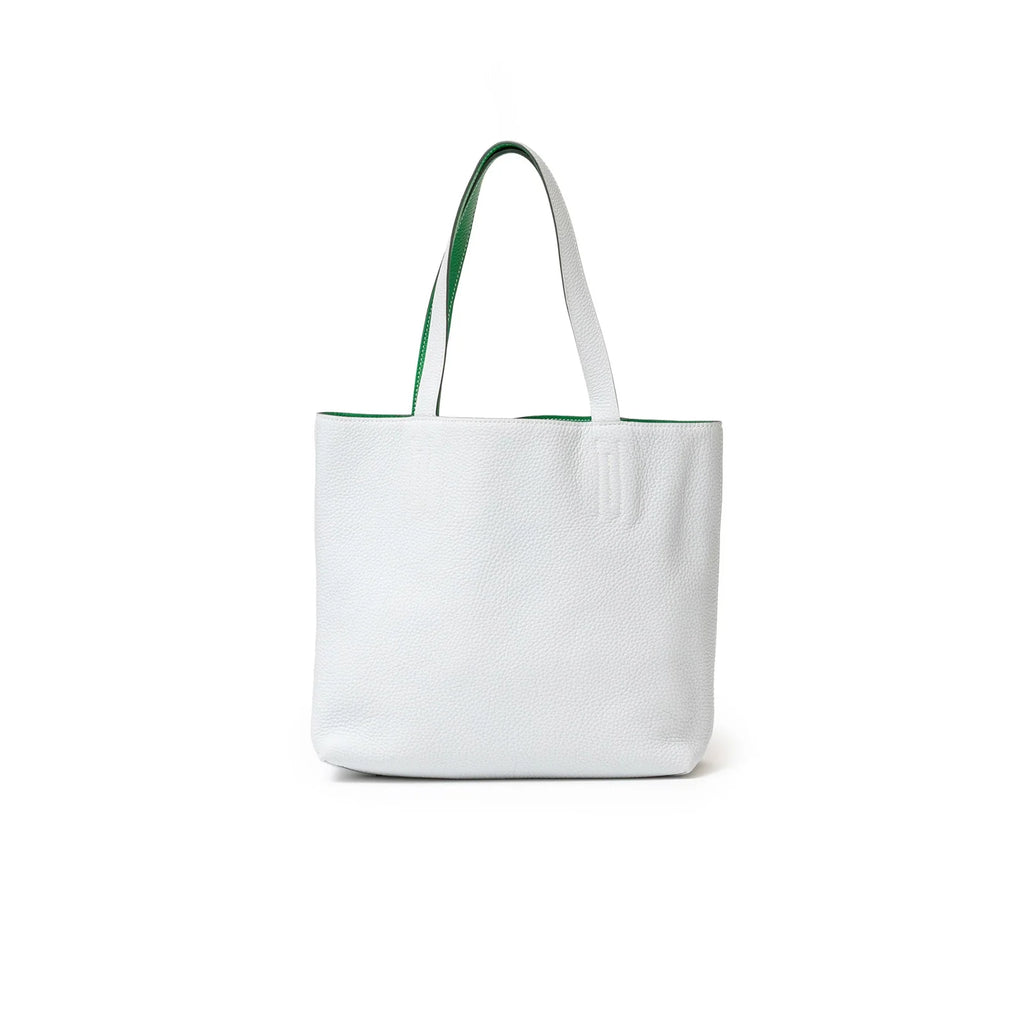 Hermès Double Sens 28 Blue/Vert Bicolor Clemence