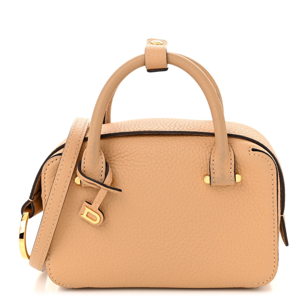 Taurillon Soft Nano Cool Box Satchel Latte