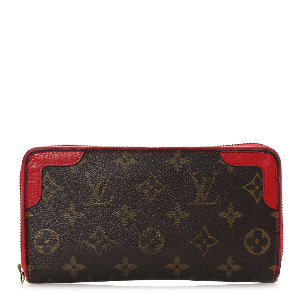 Monogram Retiro Zippy Wallet Cherry