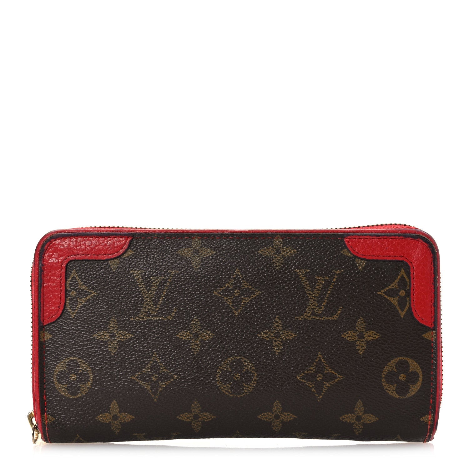 Monogram Retiro Zippy Wallet Cherry