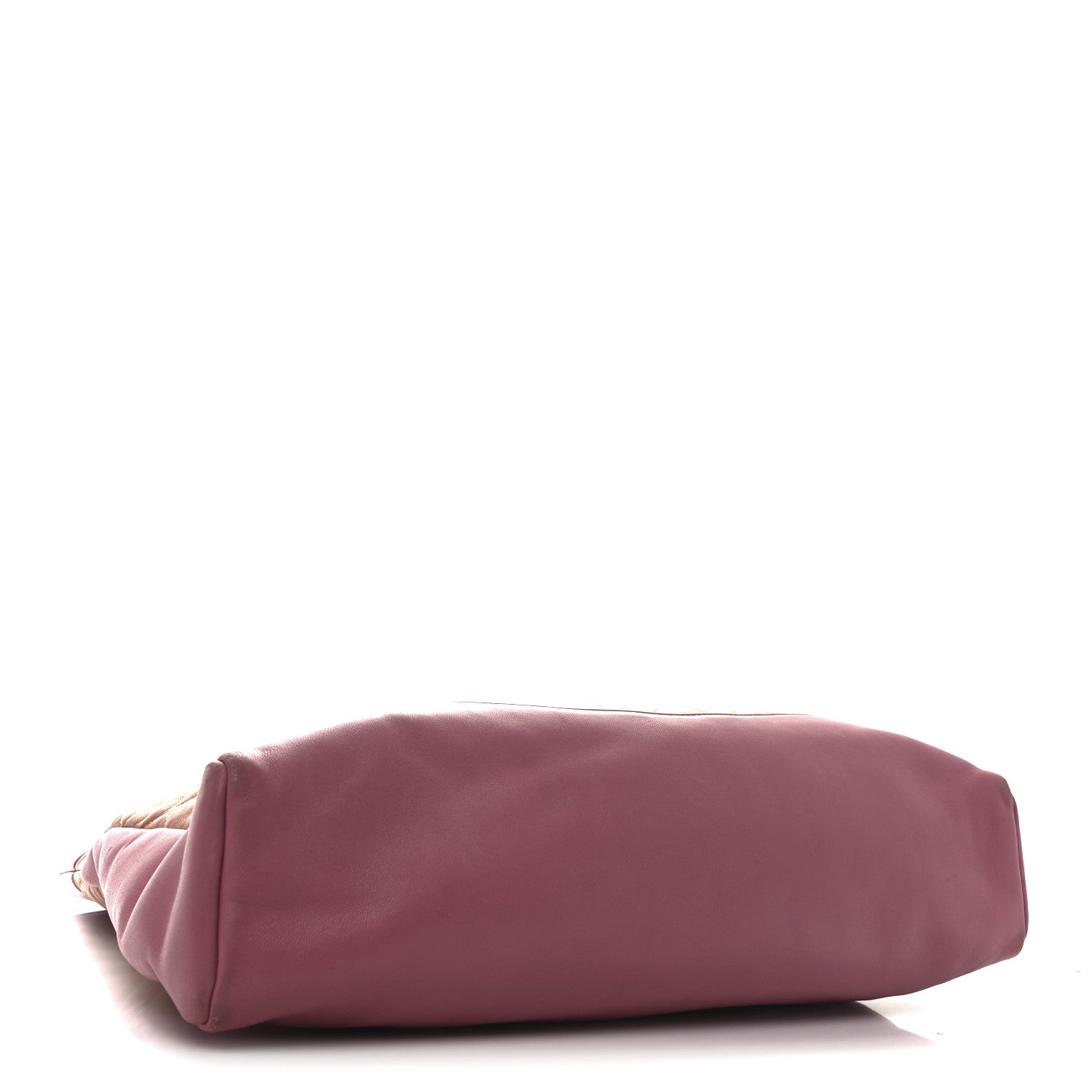 Lambskin Quilted Large 31 Shopping Bag Pink Beige