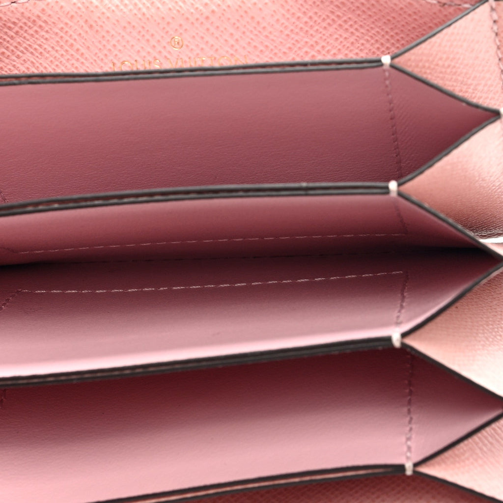 Monogram Gusset  Holder Rose Ballerine