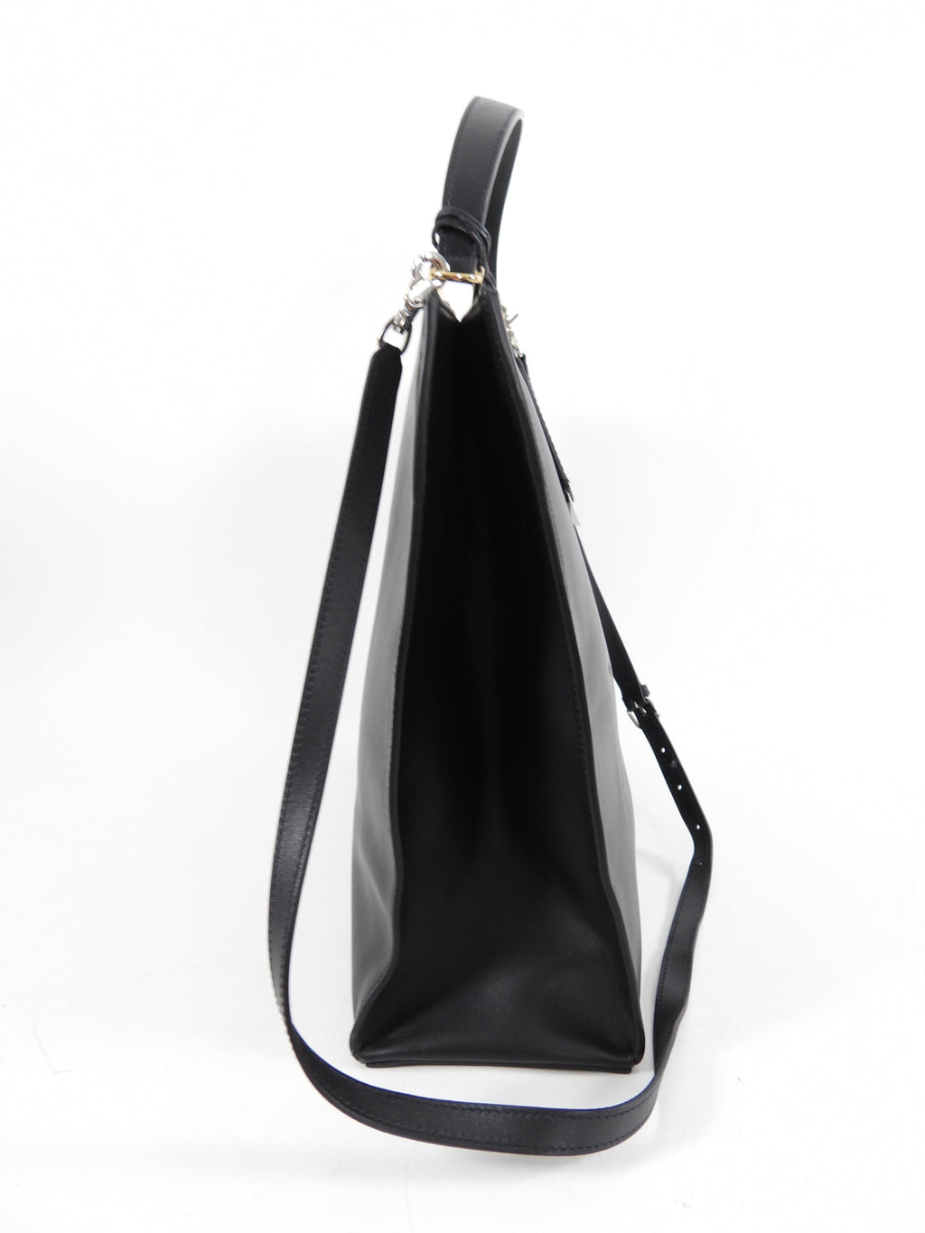 Balenciaga Le Dix Black Leather Large Tote Bag