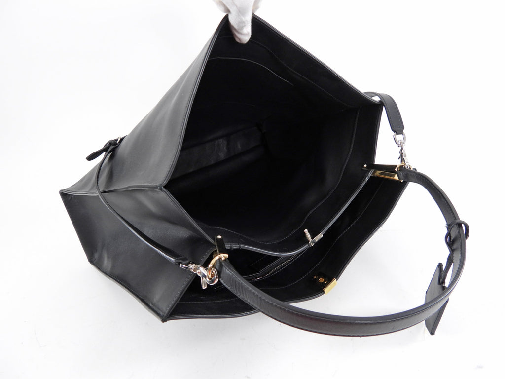 Balenciaga Le Dix Black Leather Large Tote Bag