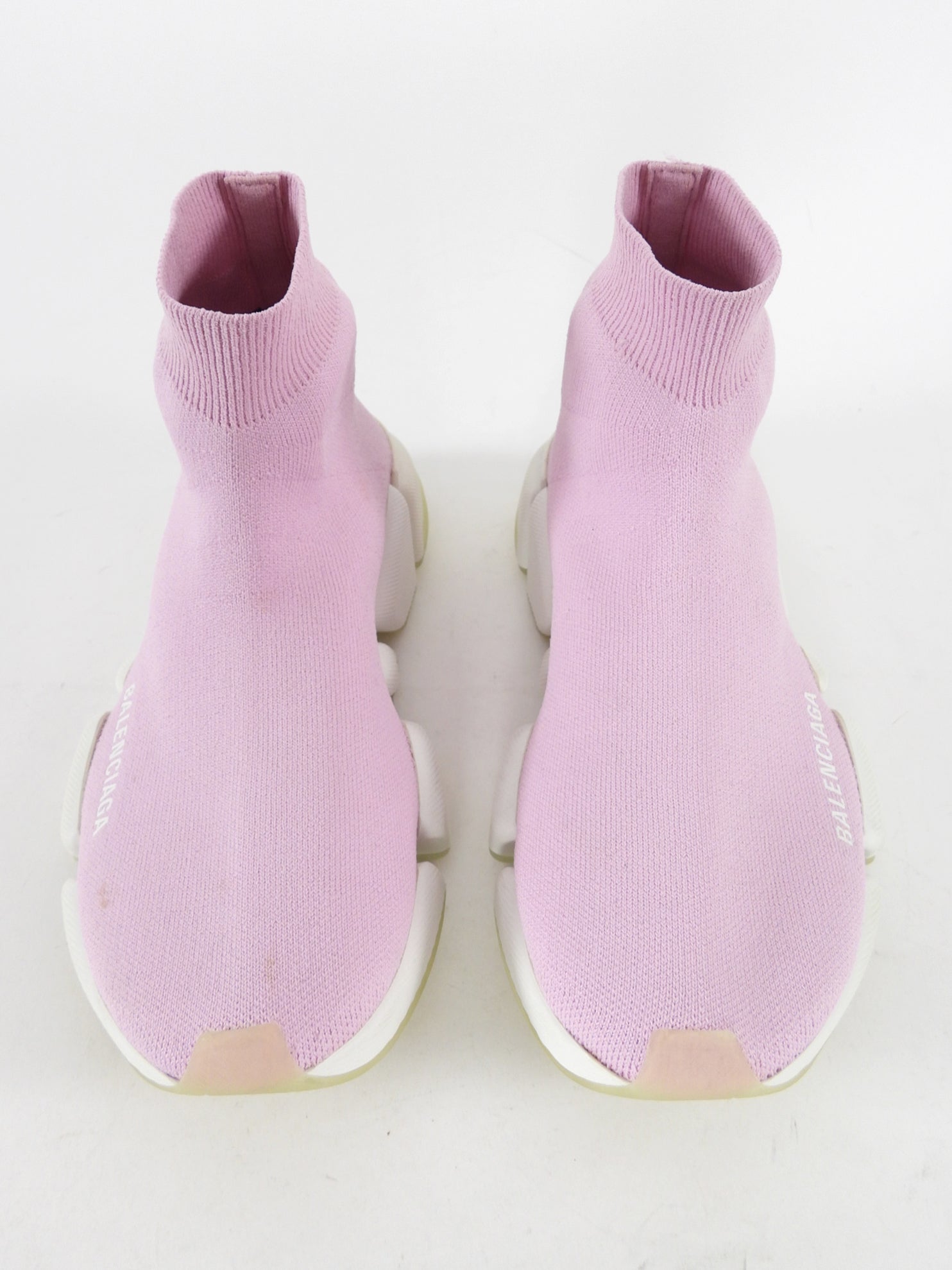 Balenciaga Pink Stretch Sock Speed Racer Sneakers - 36 / 6