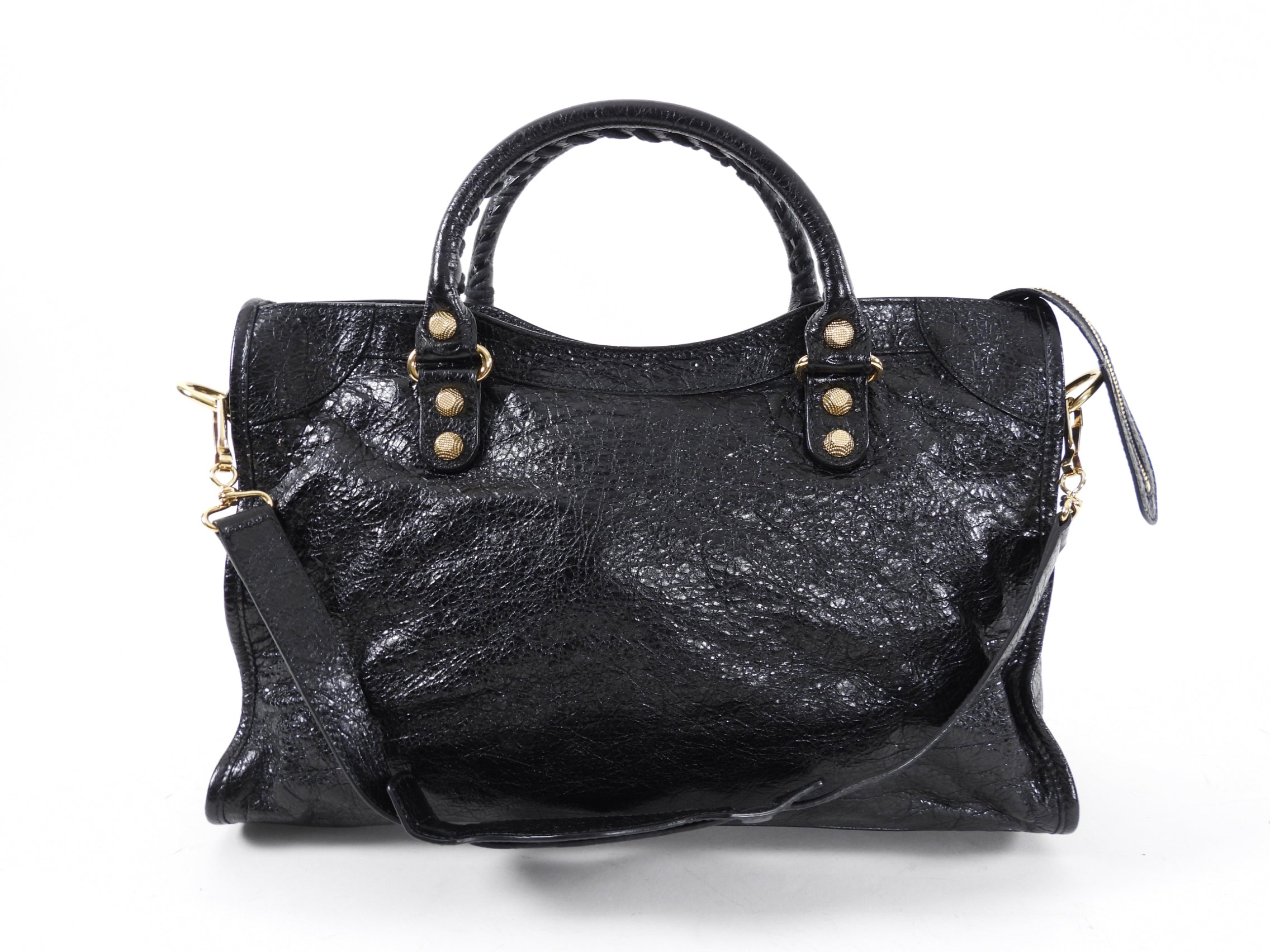 Balenciaga Black Giant 12 GHW Classic City Bag