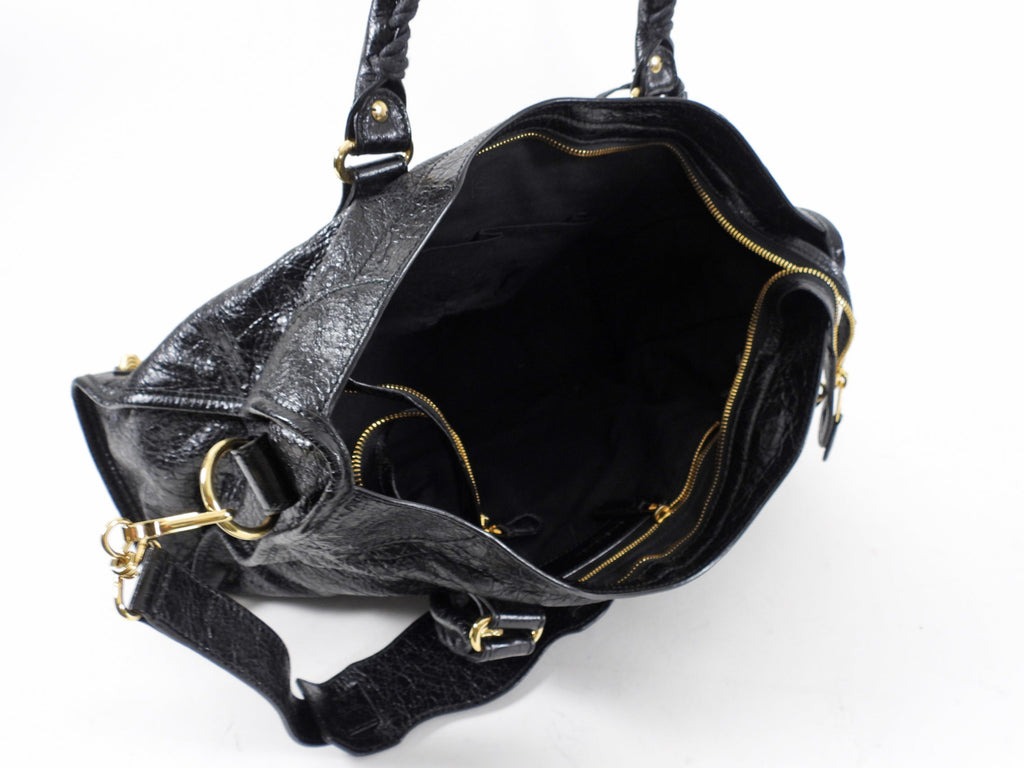 Balenciaga Black Giant 12 GHW Classic City Bag