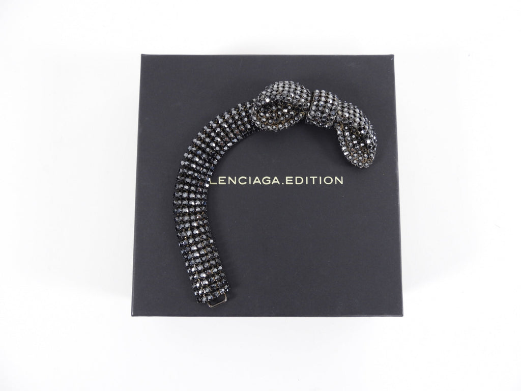 Balenciaga Editions Winter 1967 Rhinestone Bow Bracelet