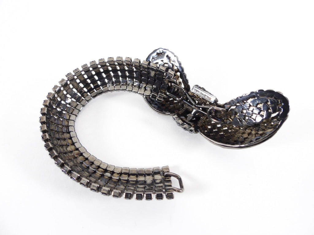 Balenciaga Editions Winter 1967 Rhinestone Bow Bracelet