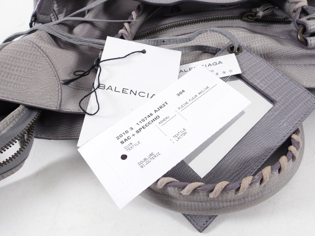 Balenciaga Lilac Limited Anniversary Edition Medium Classic City Bag