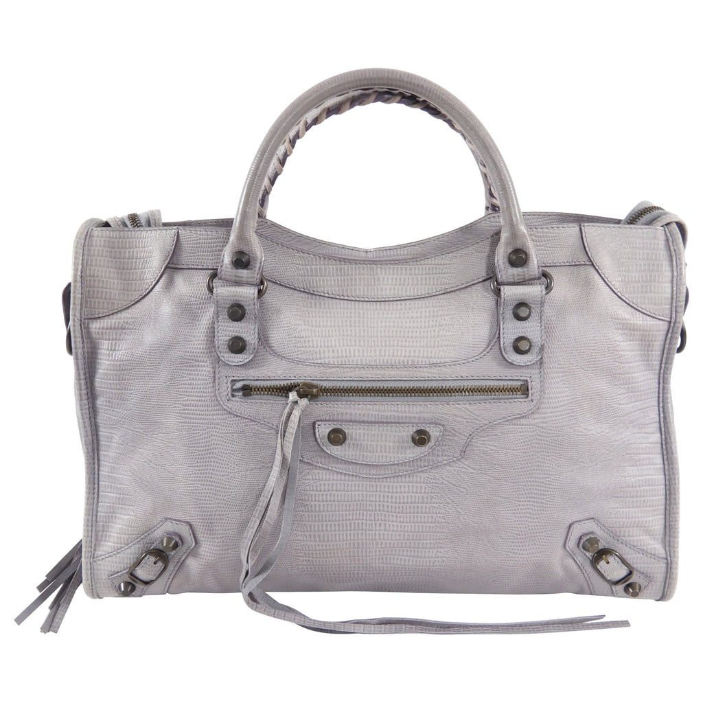 Balenciaga Lilac Limited Anniversary Edition Medium Classic City Bag