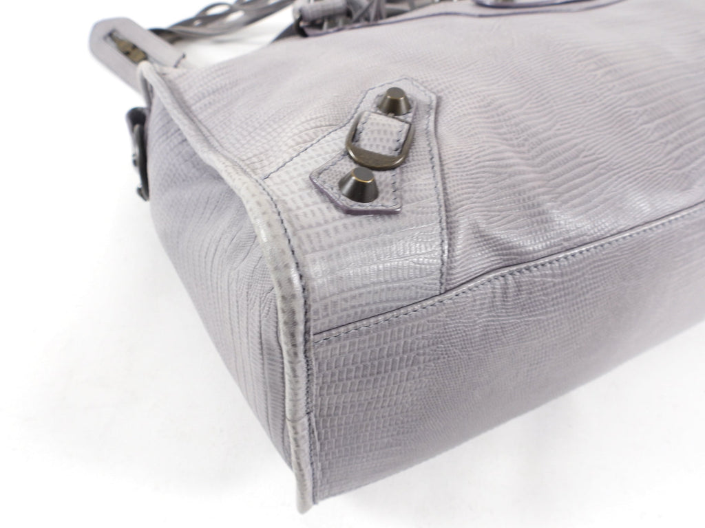 Balenciaga Lilac Limited Anniversary Edition Medium Classic City Bag