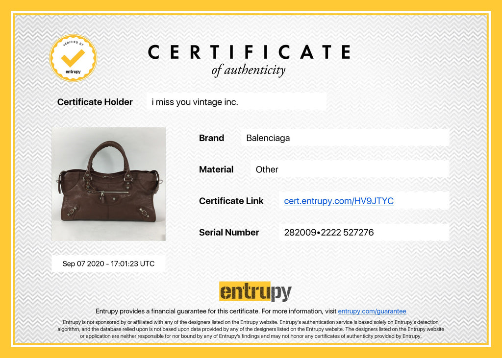 Balenciaga Chocolate Brown City Bag Silver Hardware