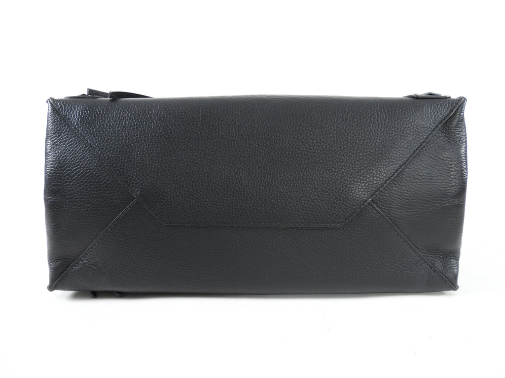 Balenciaga Black and Red Papier A5 Zip Around Tote Bag