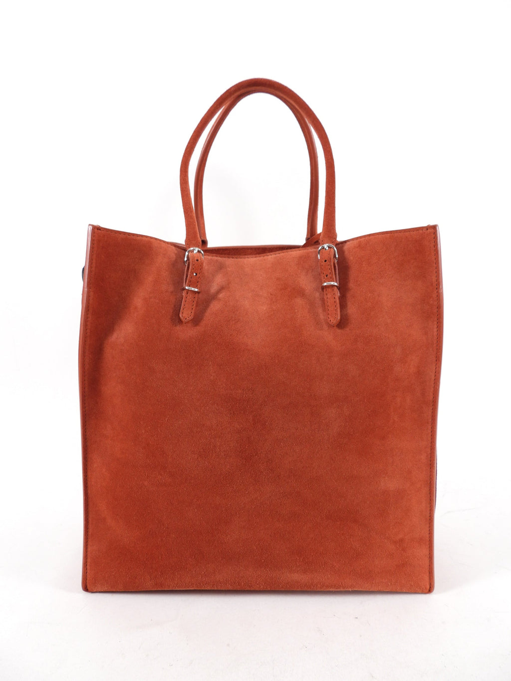Balenciaga Paprika Suede Papier A4 Tote Bag