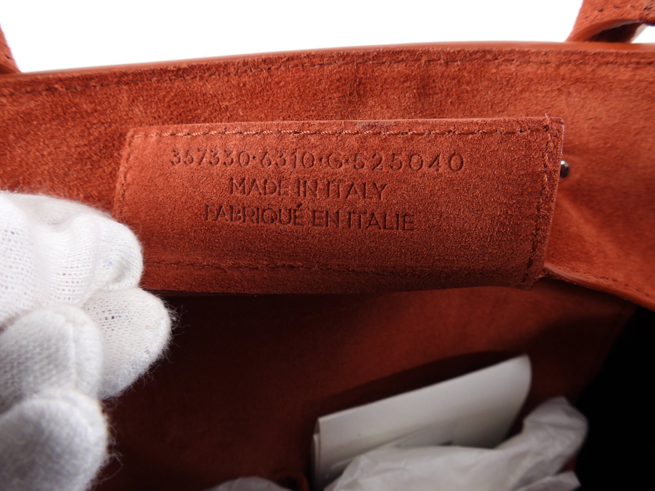 Balenciaga Paprika Suede Papier A4 Tote Bag