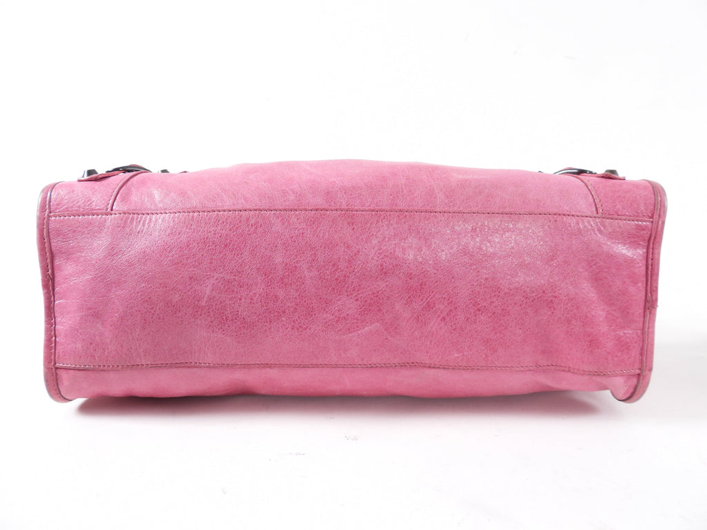 Balenciaga Pink Leather City Bag
