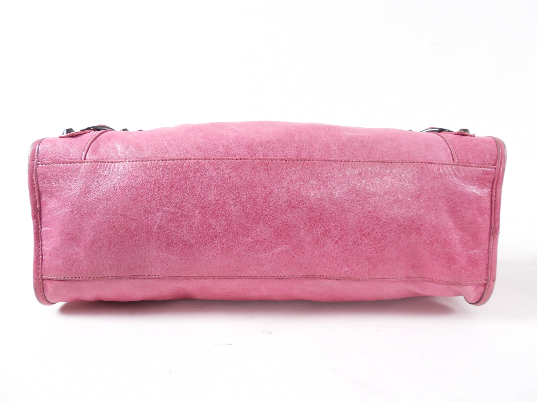 Balenciaga Pink Leather City Bag