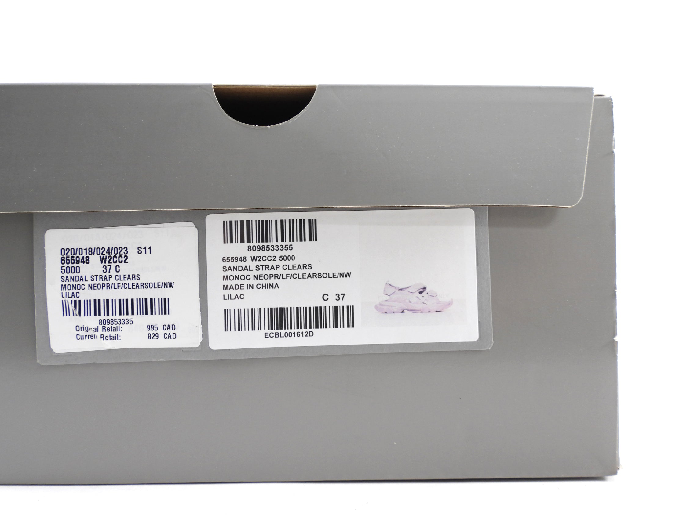 Balenciaga Track Sandal Lilac - 37 / 7