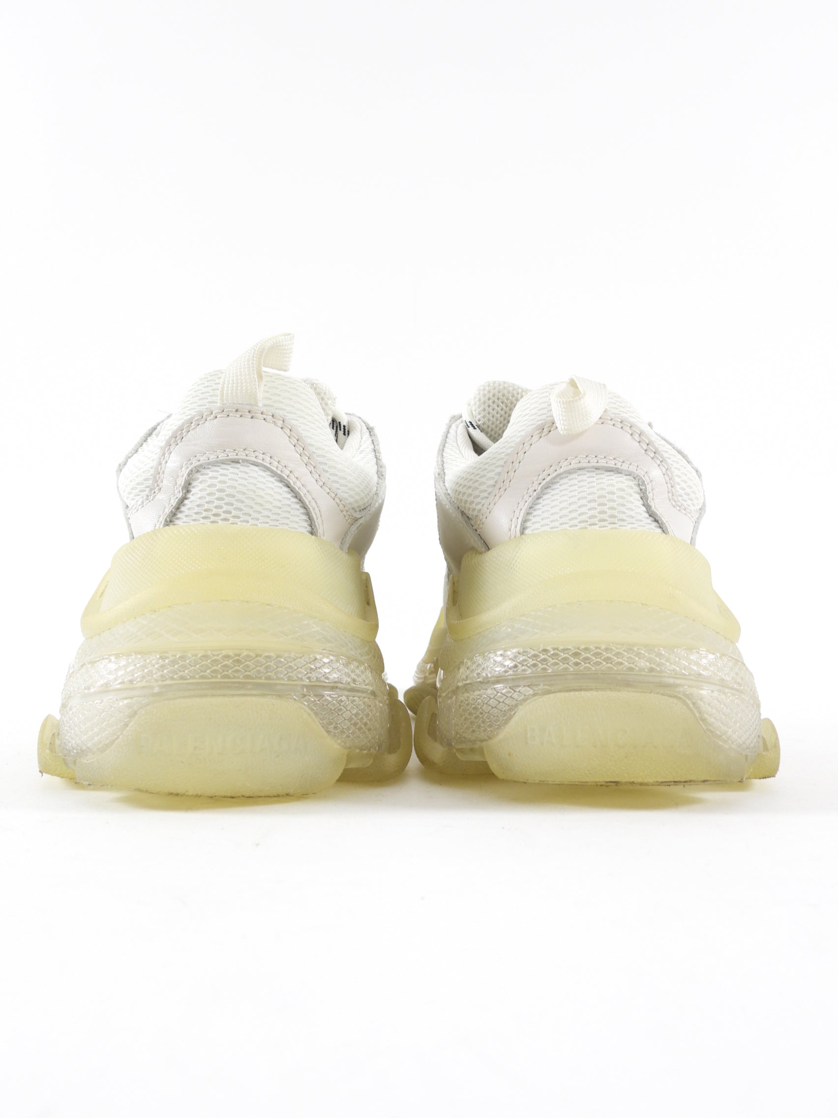 Balenciaga Triple S Sneaker in White Clear Sole - 36