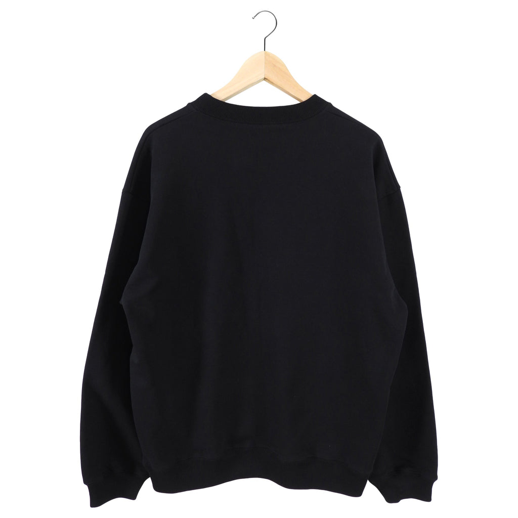 Balenciaga Black Logo Detail Sweatshirt - L