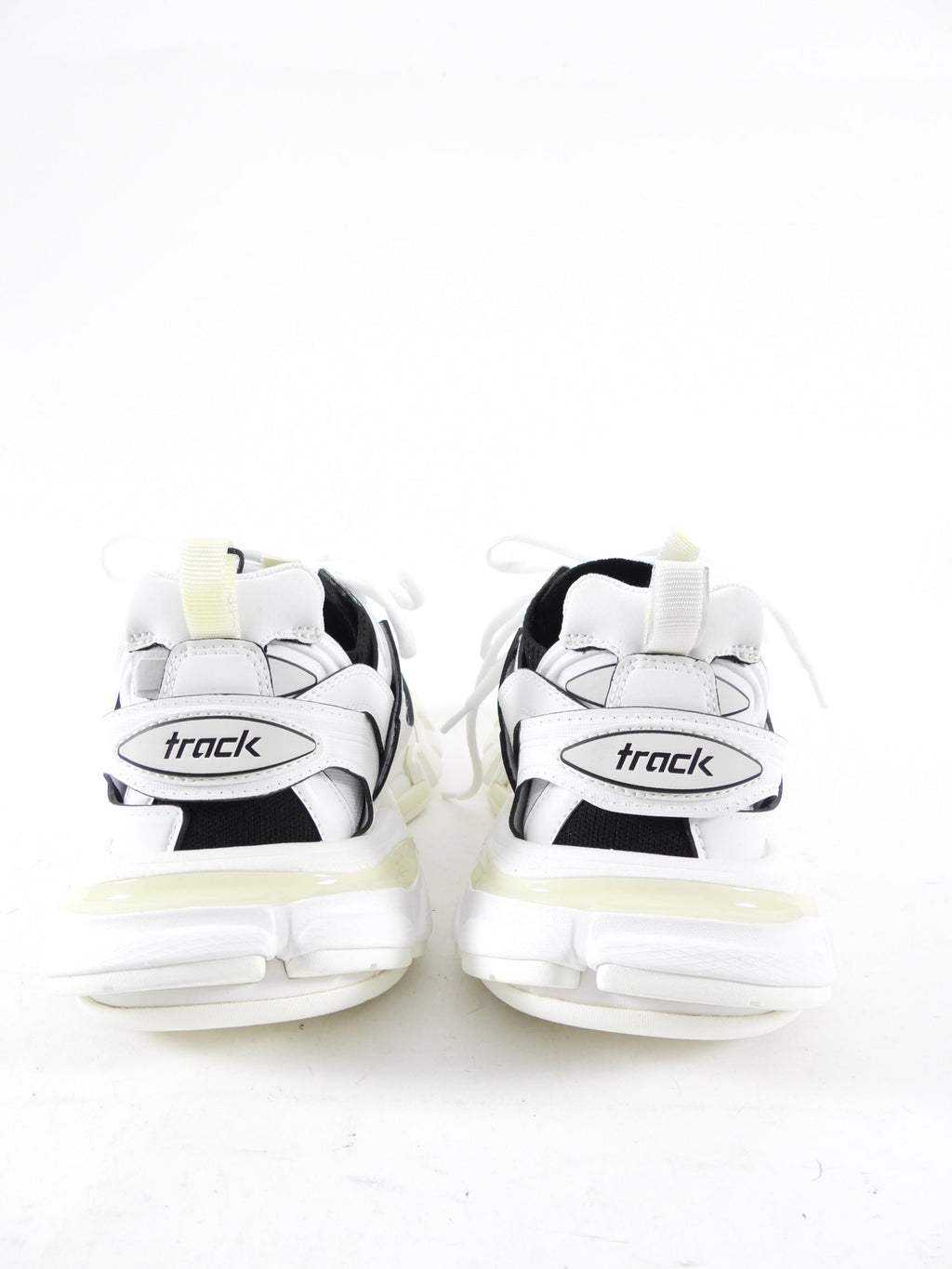 Balenciaga Black and White Track Sneakers - 38 (fits like 37 / 7)