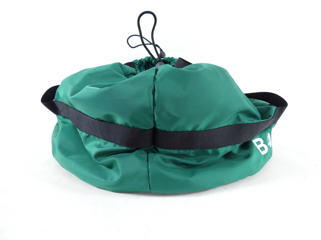 Balenciaga Green Nylon Large Wheel Bag