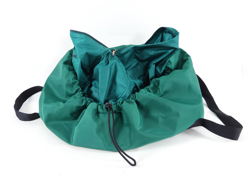Balenciaga Green Nylon Large Wheel Bag
