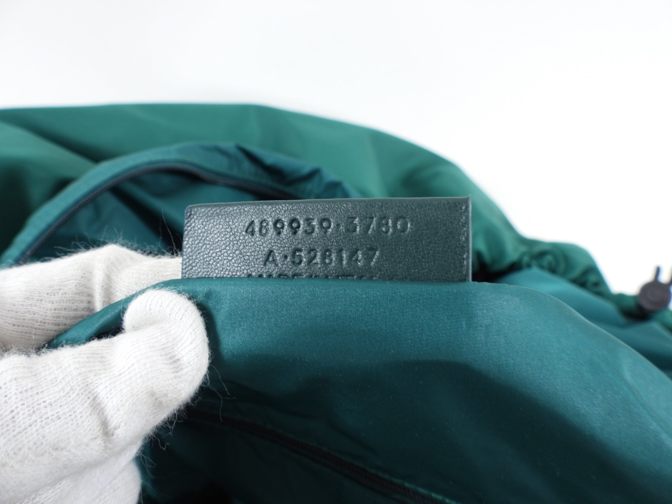 Balenciaga Green Nylon Large Wheel Bag