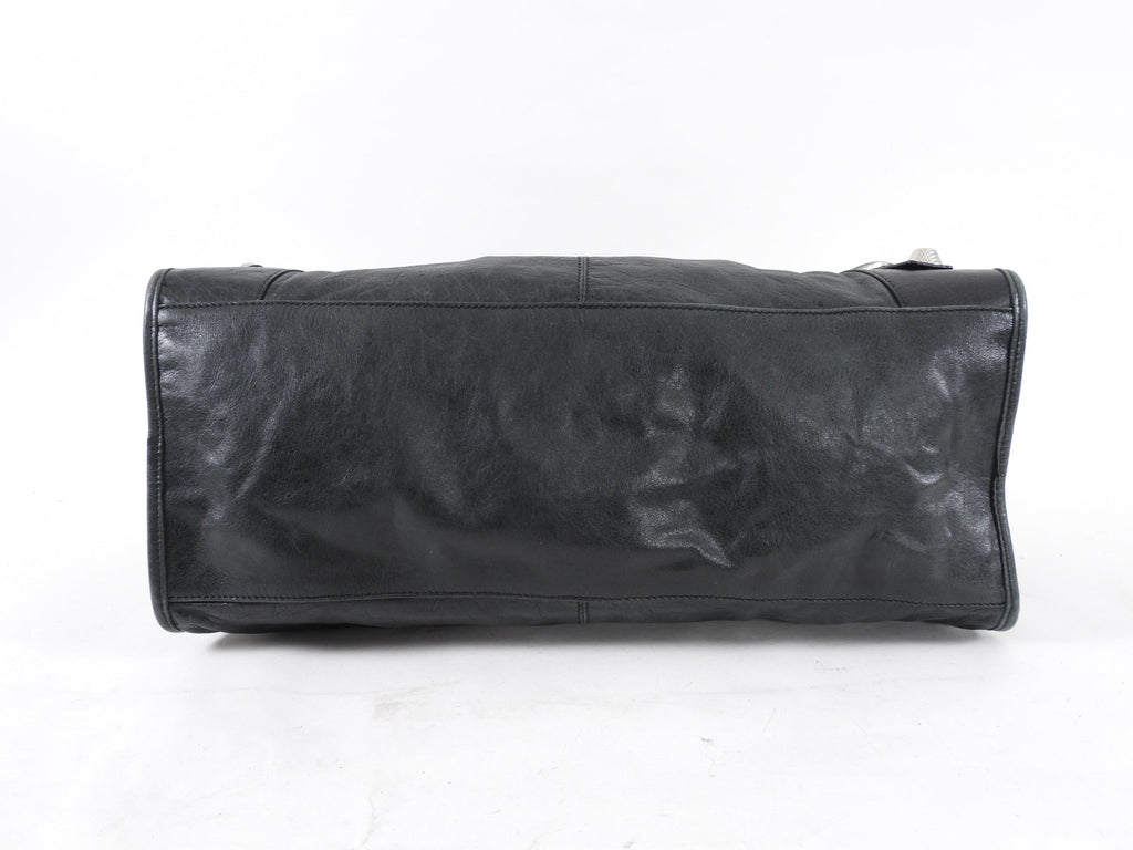 Balenciaga Dark Hunter Green Leather City Bag