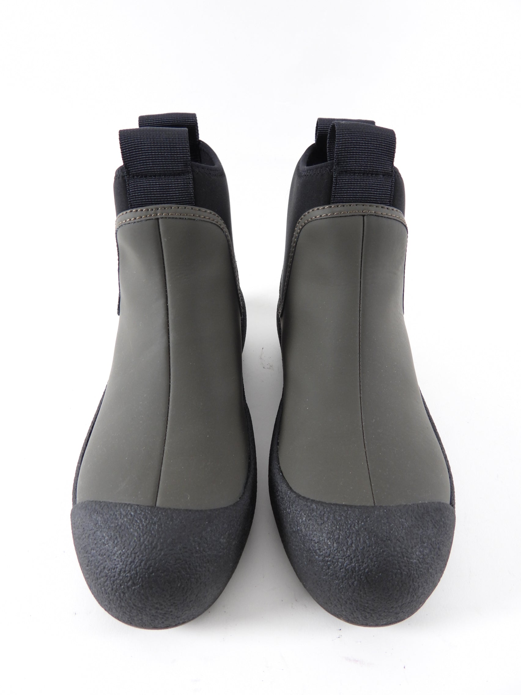Bally Dark Green Coated Leather Gadey Ankle Boot - 6.5M