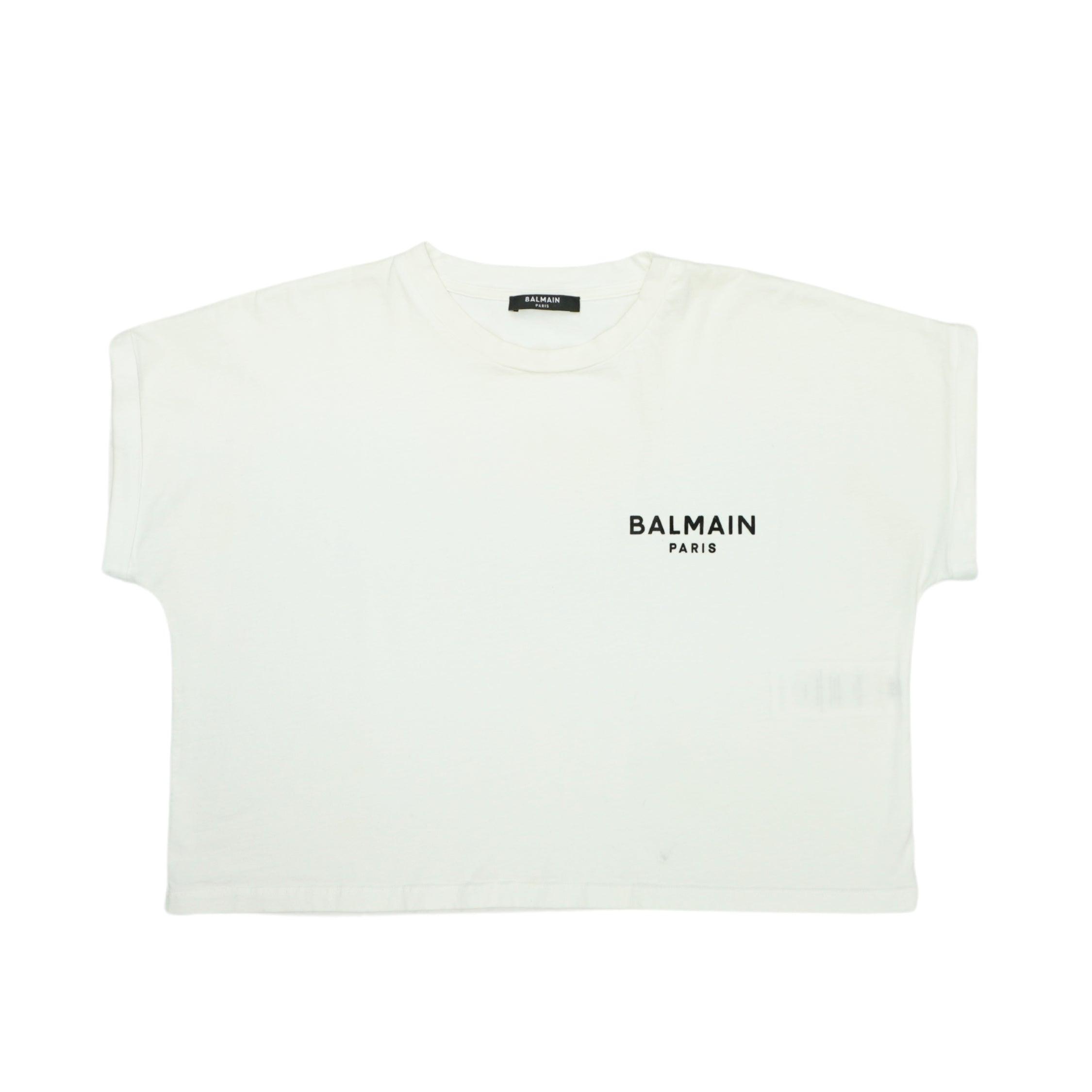 Balmain Cropped Tee - Women's S