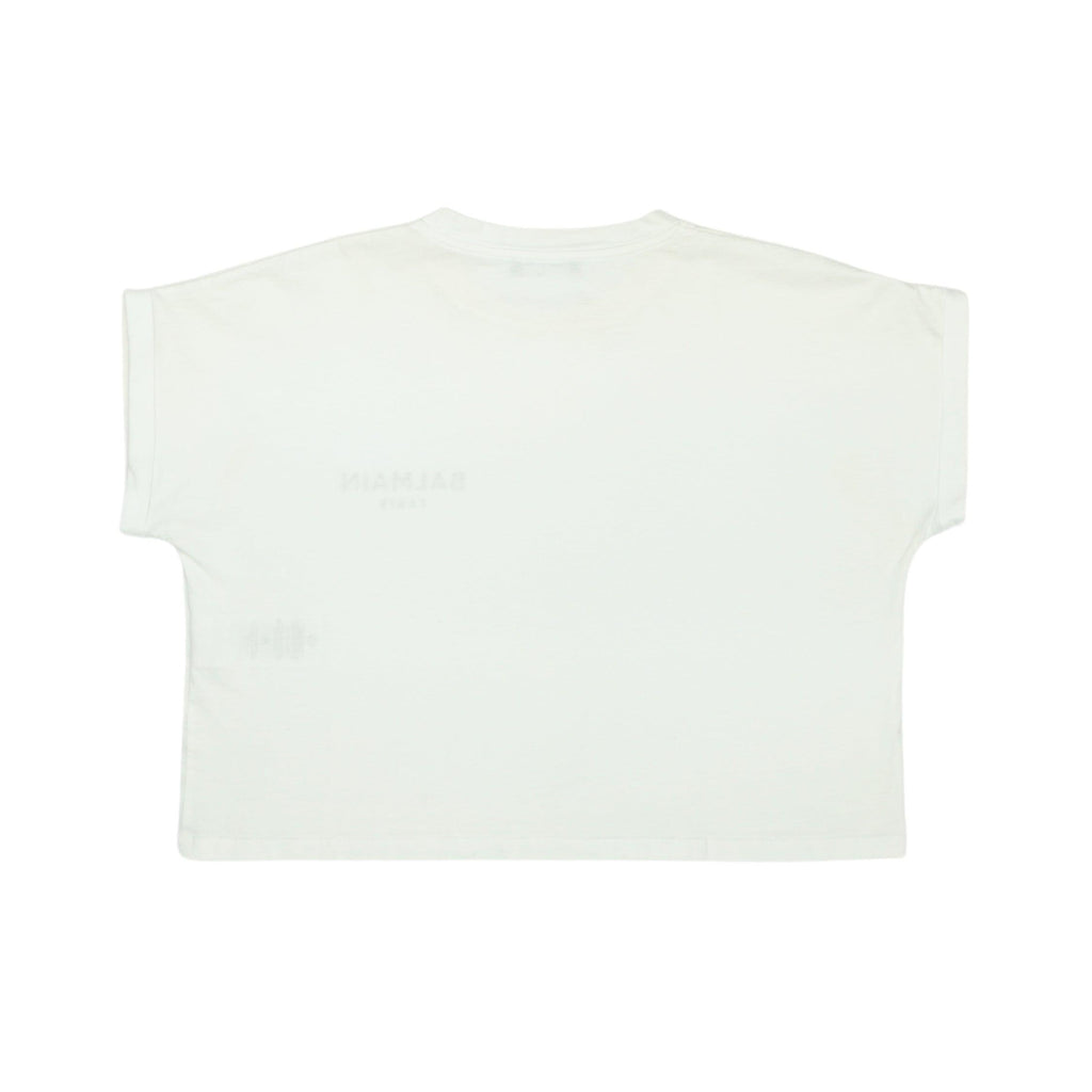 Balmain Cropped Tee - Women's S