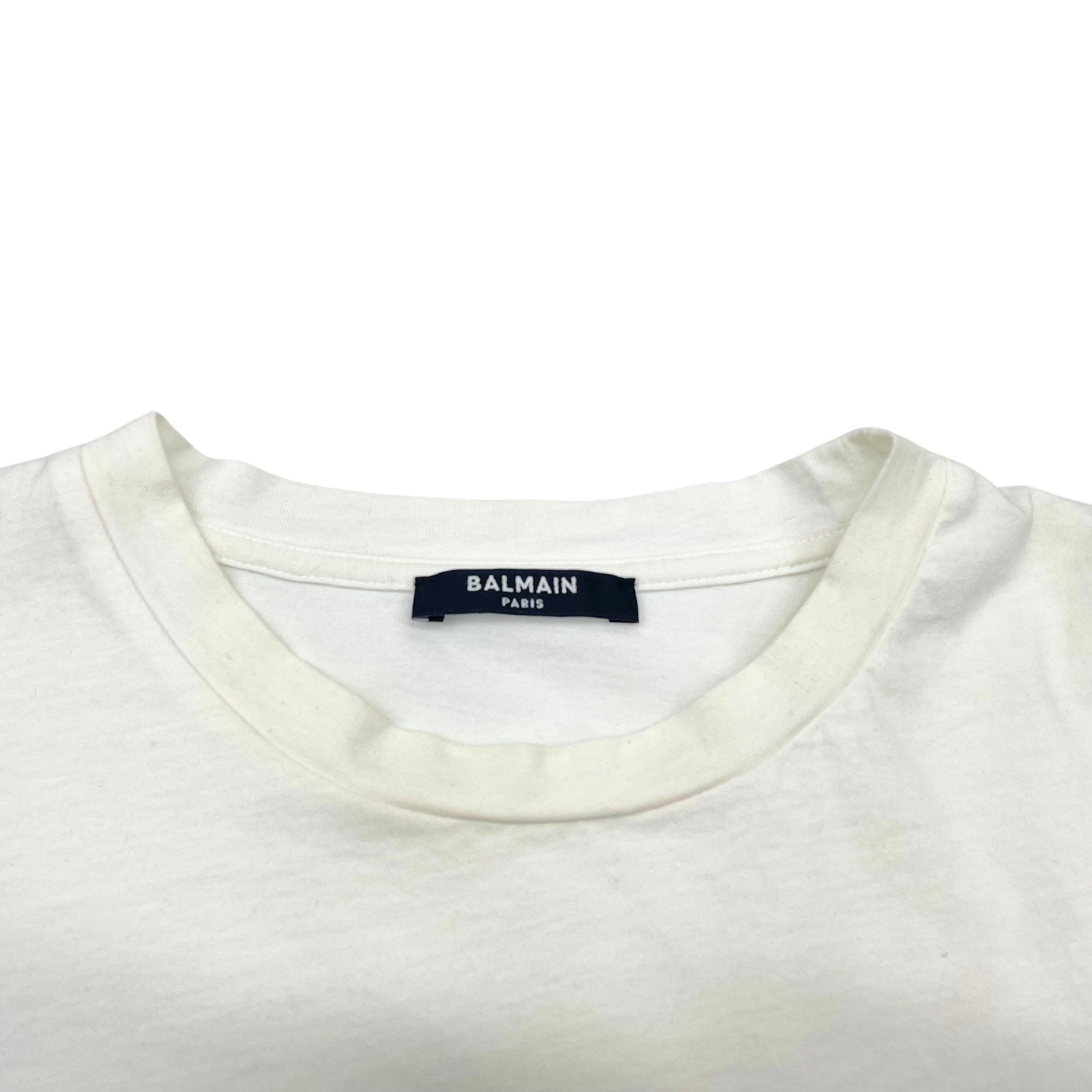 Balmain Cropped Tee - Women's S