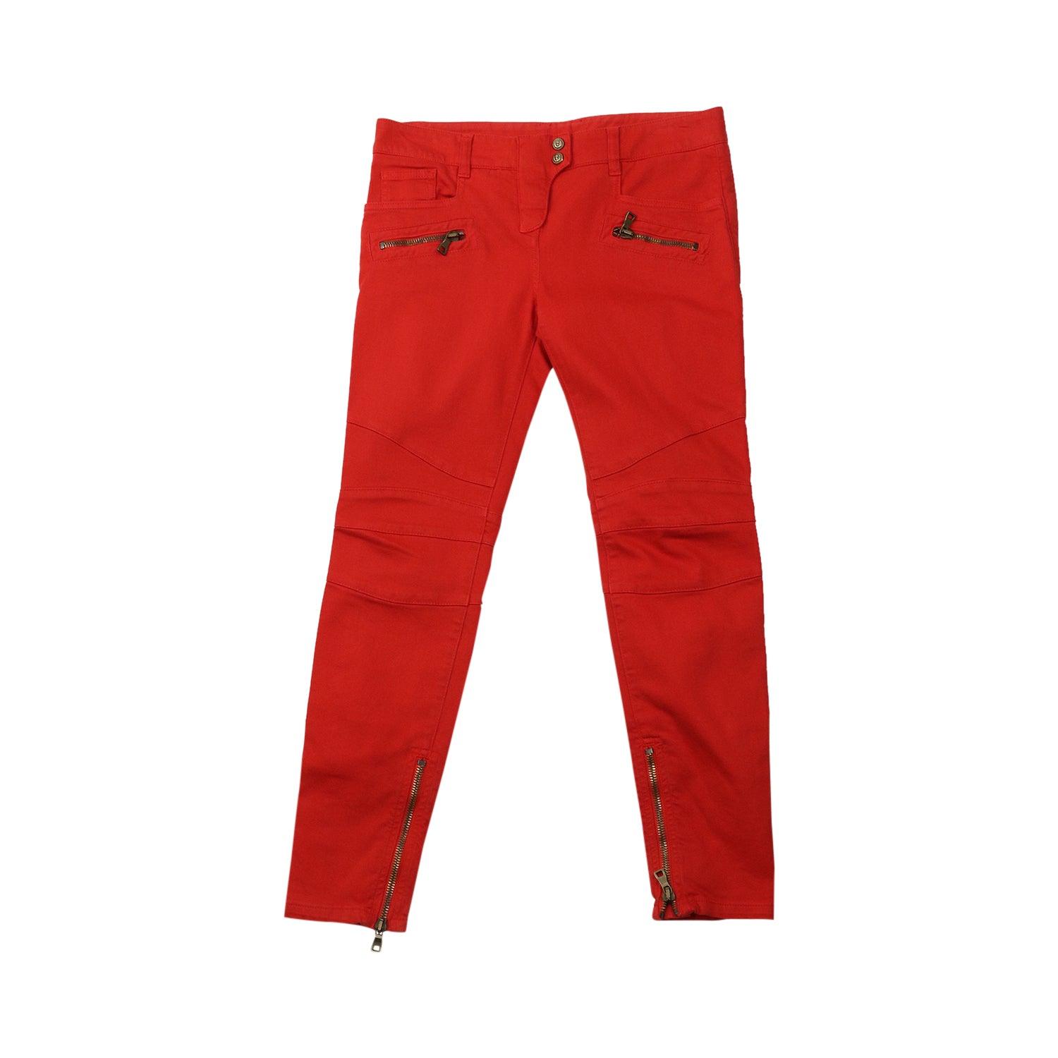 Balmain Moto Jeans - Women's 40