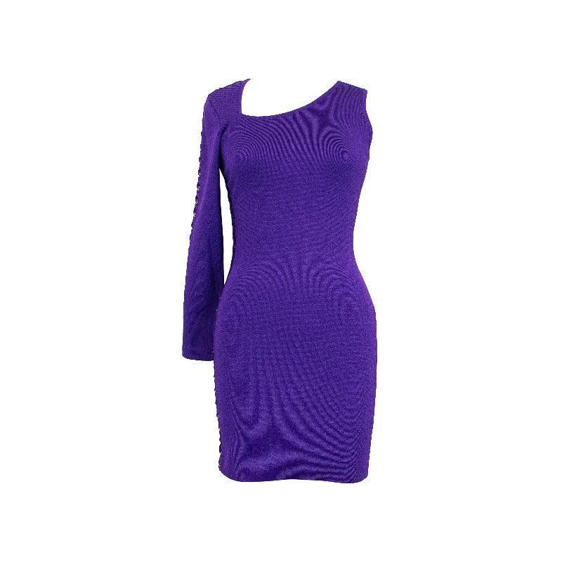 Balmain One Shoulder Dress