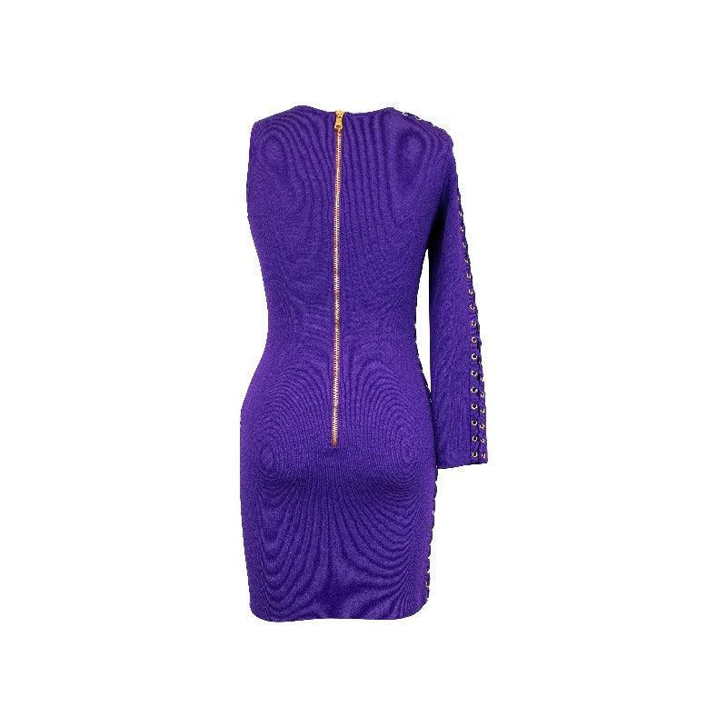 Balmain One Shoulder Dress